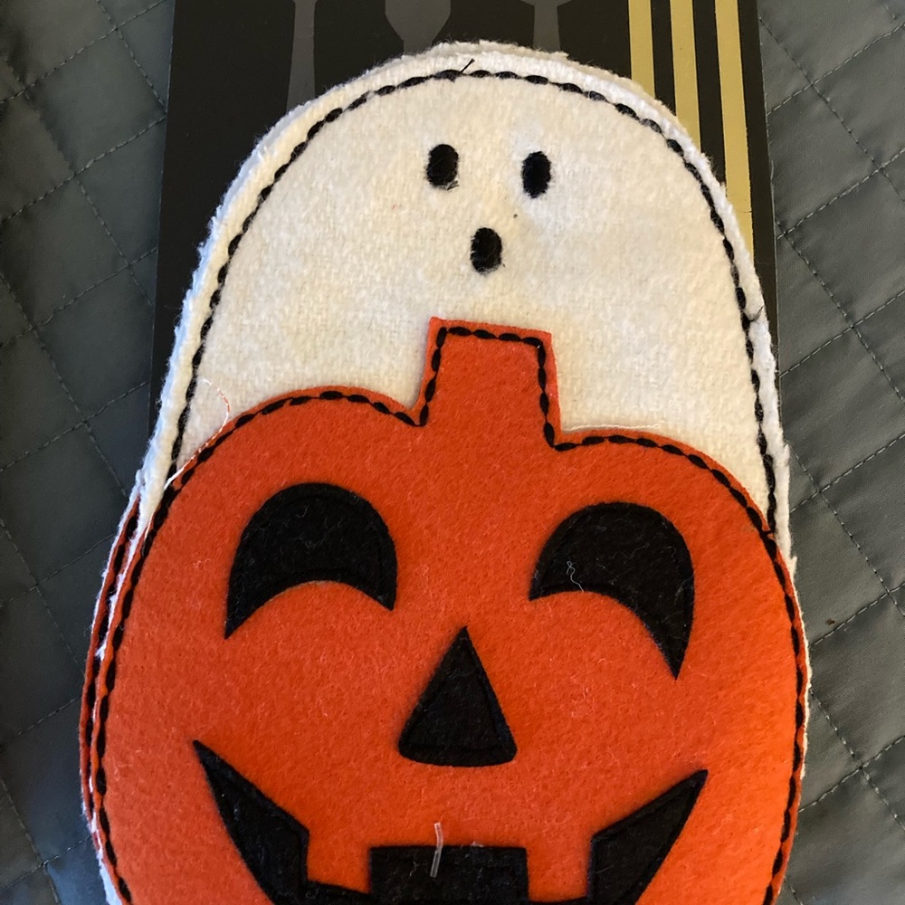 Max Studio "Ghost with Jack-O-Lantern" Utensil Holders - Picture 2 of 3